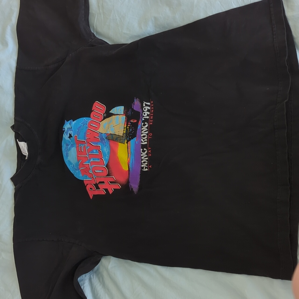 1997 Planet Hollywood Hong Kong T-shirt Size XL